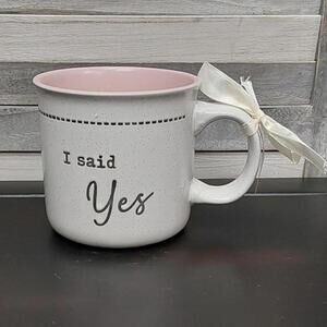 Badgley Mischka “I Said Yes” Ceramic Mug